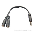Headset/Mic Splitter Stereo Aux Audio Cable